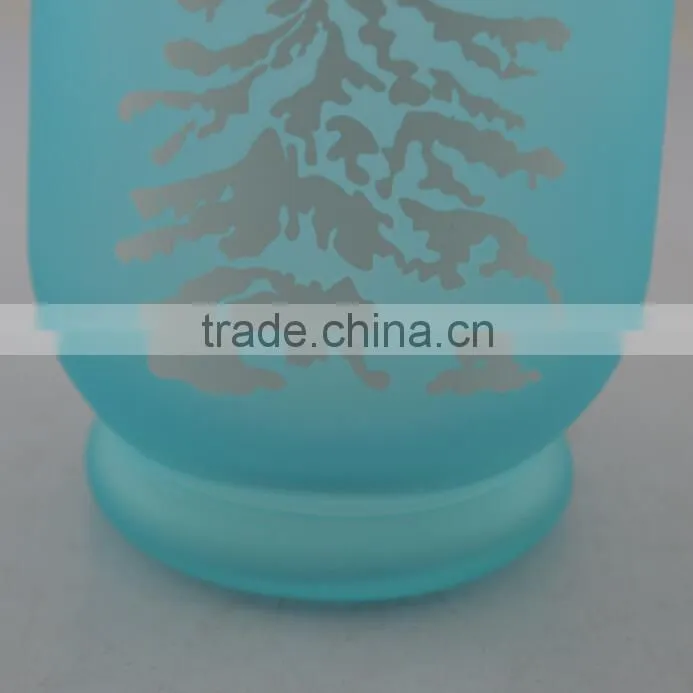 coloured glass flower vases painted vases glass decorative items
