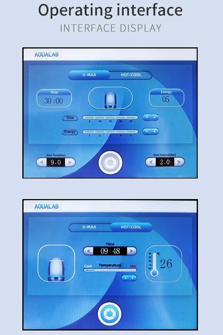 Home Use Cryo Vmax Facial Lifting for Beauty Salon