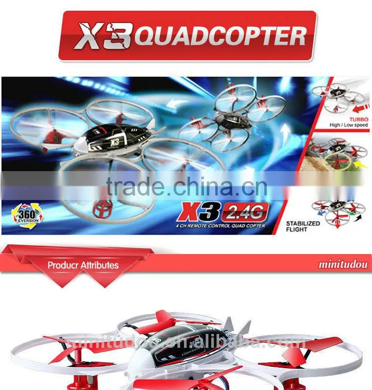 SYMA X3 shantou toy 4 Channel 3D RC quadcopter mini drone