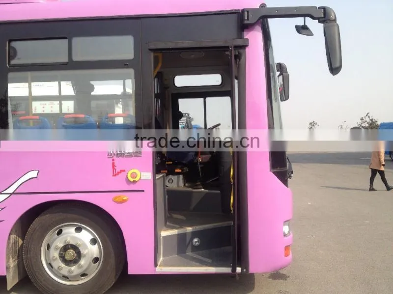 35-38seats 8.6meters length Rear engine bus passenger door before the front Axle