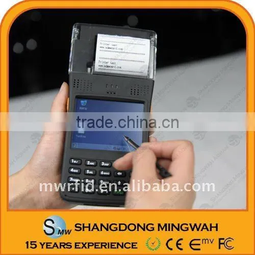 Java rfid portable pos with thermal printer phone call support accept Paypal