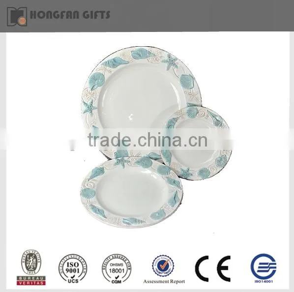 beautiful black ceramic plate for daily use