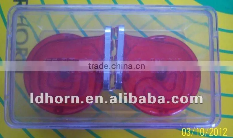 Upscale covered snail horn