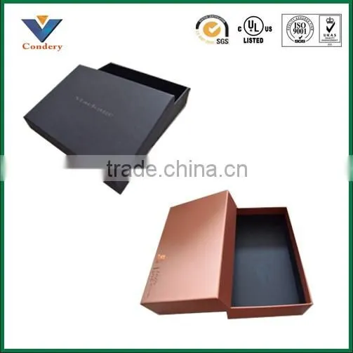 Custom colorful box packing clear shoe box bag in box