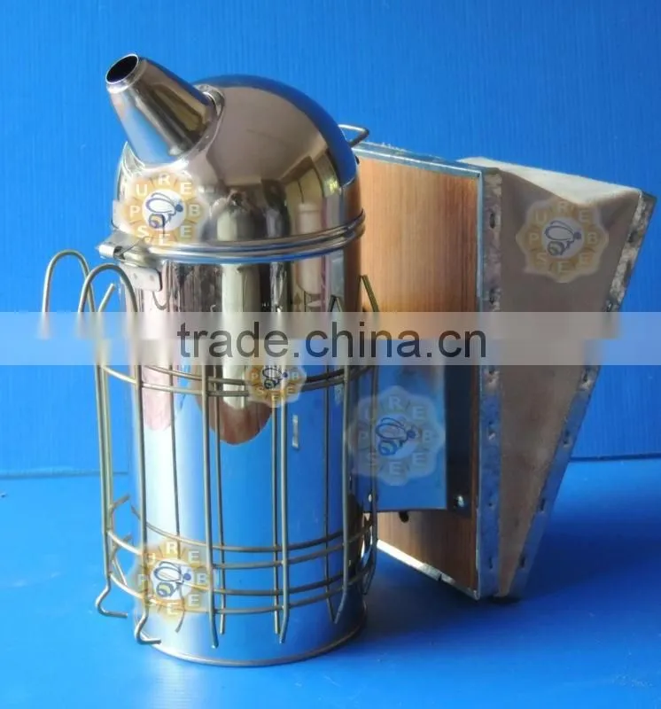 Stainless steel bee smoker