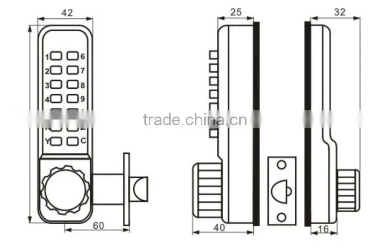 2013 Smart lock mechanism