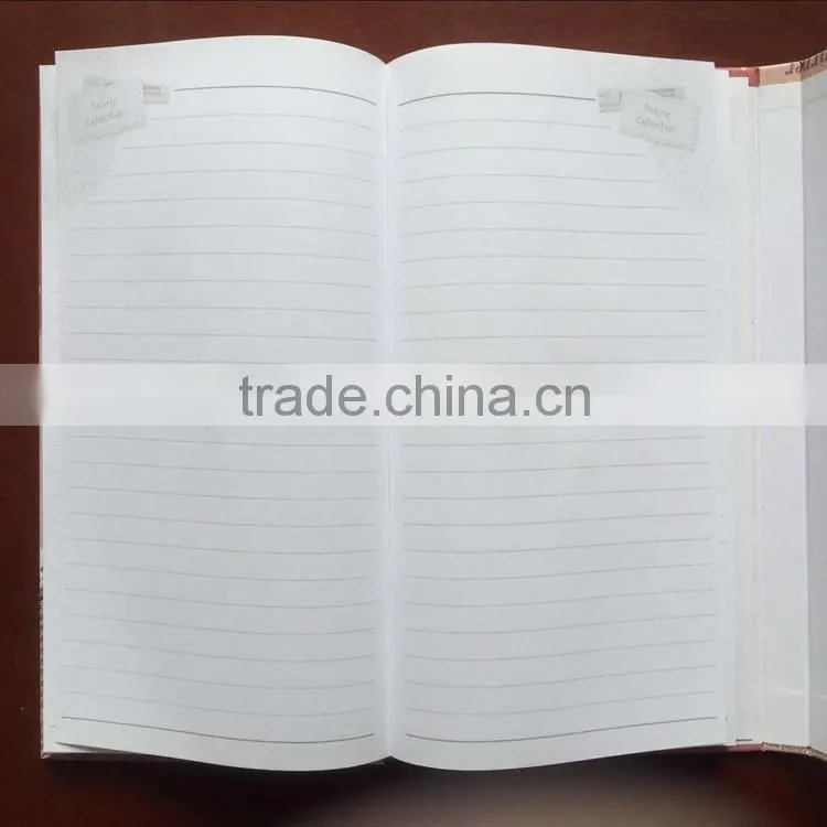 Hot selling logo printed cheap eco recycled paper notebook with pen for office promotion