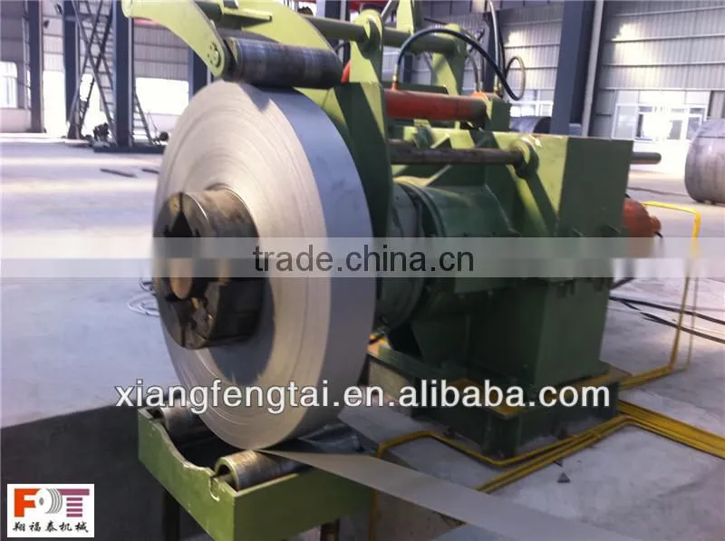Steel coil decoiling machine