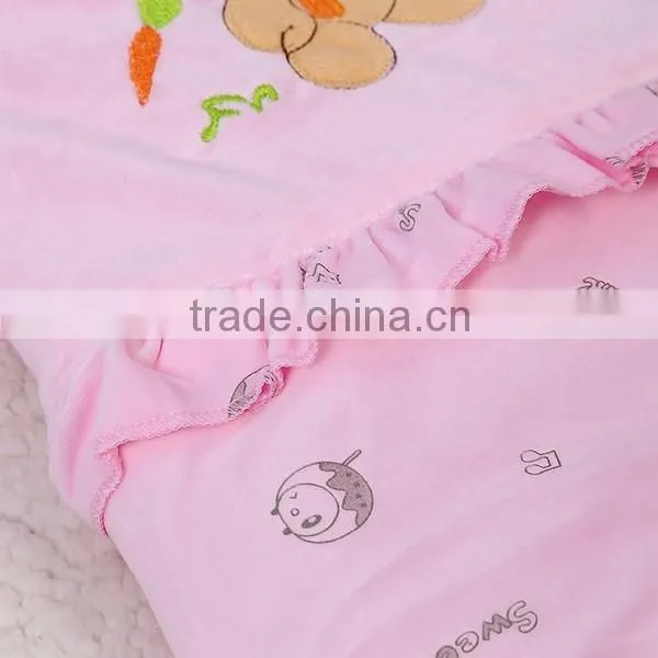 BB-LZ-025 OEM cotton washable muslin toddler swaddle blanket