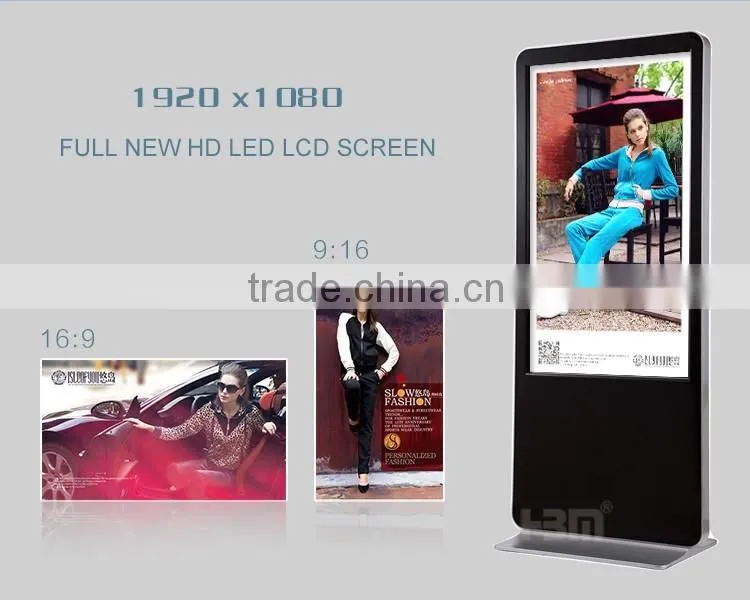 Discount 55 inch lcd screen player multi touch screen kiosk