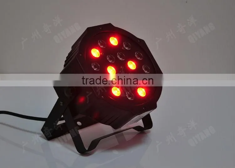 LP7-1803 18pcs 3W RGB plastic flat LED PAR LIGHT