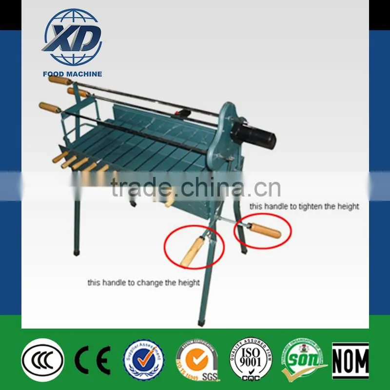 Outdoor Cyprus Rotating BBQ Grill in Charcoal Rotisserie Grill