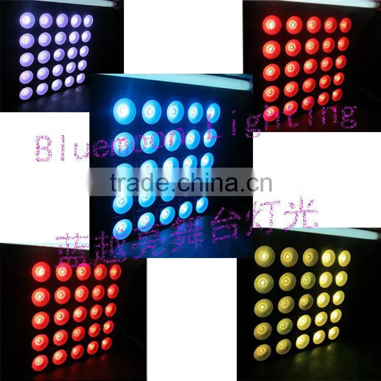 Stage lighting 25pcs 10W 3 in 1 RGB LED Matrix light