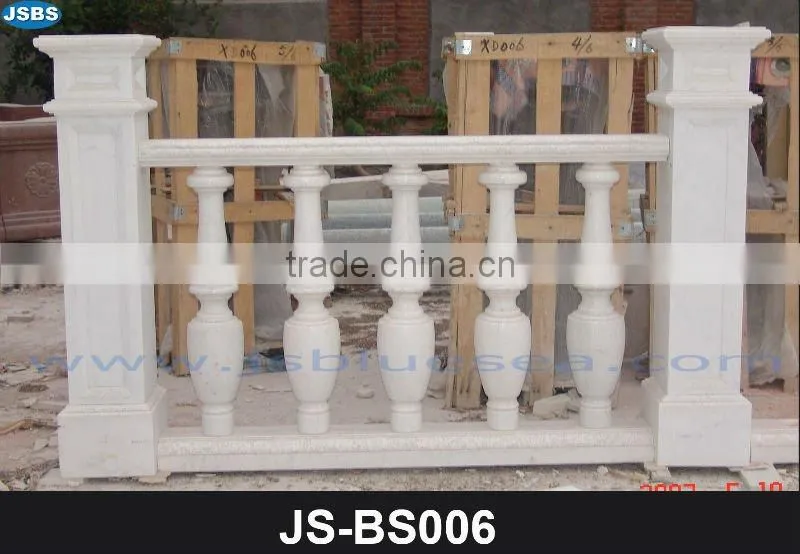 Chinese interior and exterior white stone balustrade
