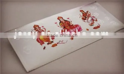 Gold Silver envelope Custom made gold foil India envelope