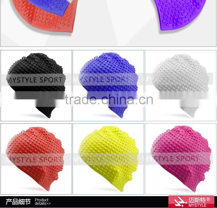Cheap funny waterproof swimming caps for women