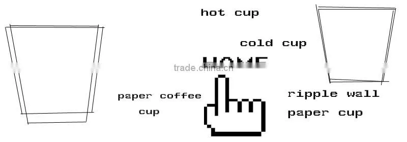 Double wall coffee paper cup Wrapped in a layer of kraft paper