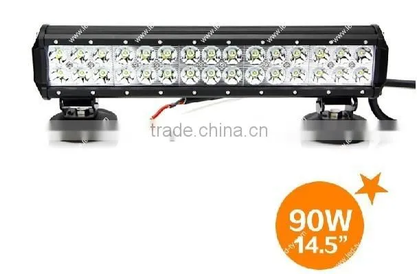 14.5" LED Light Bar Off Road ATV UTV Truck Lights 90W Off Road LED Light Bar