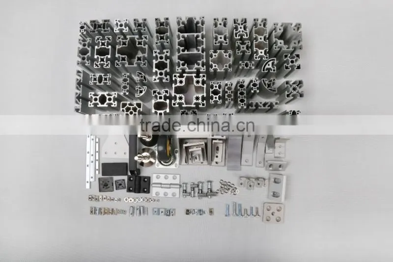 aluminium profiles for structures machines equipments