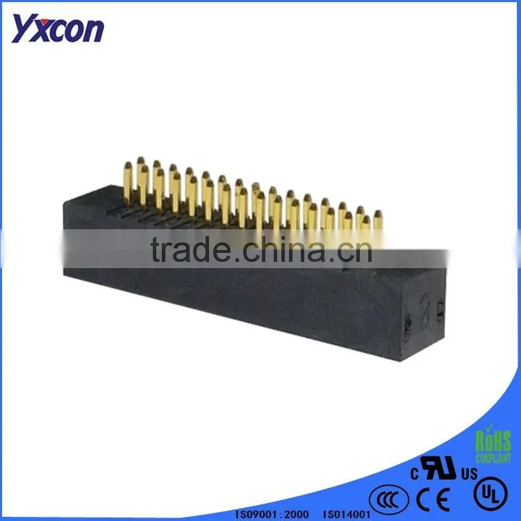 Dongguan factory 1.27mm pitch high quality dual row straight box header connector