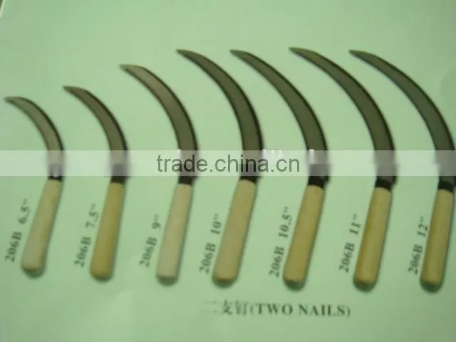 Wooden handle 202 series sickle