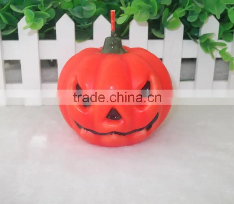 Decorative Halloween Pumpkin Candles