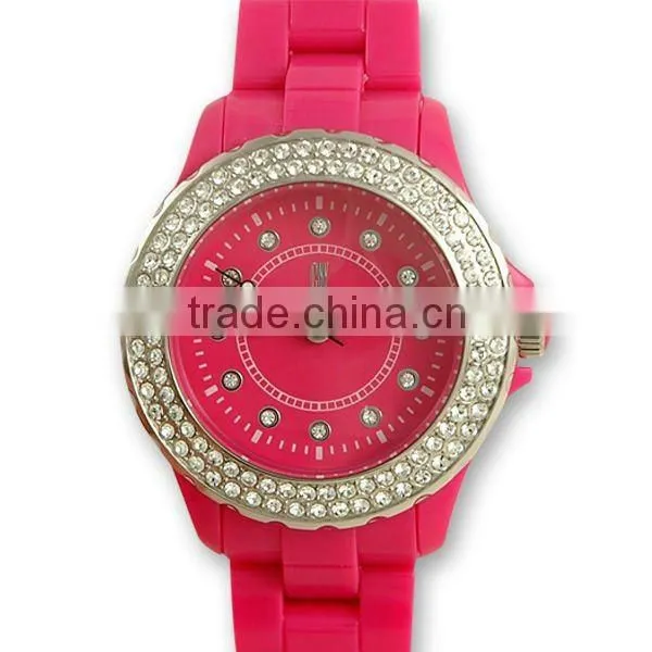 Fashion ABS bracelet Diamond master watch