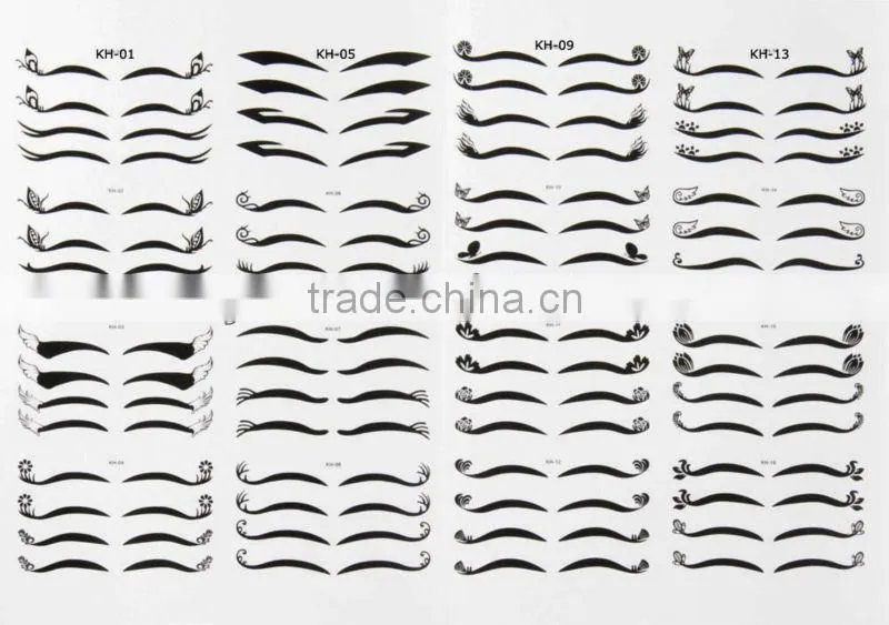 Tattoo eyeliner temporary/eyeliner tattoo sticker