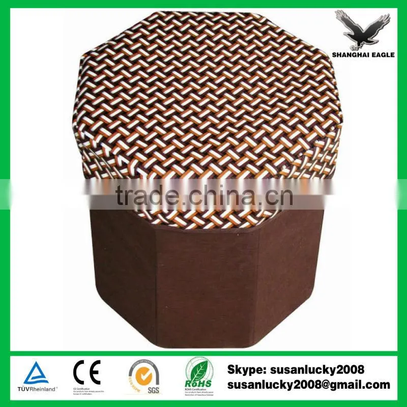 Most Popular PU Storage Ottoman with Imprint Logo (diectly from factory)