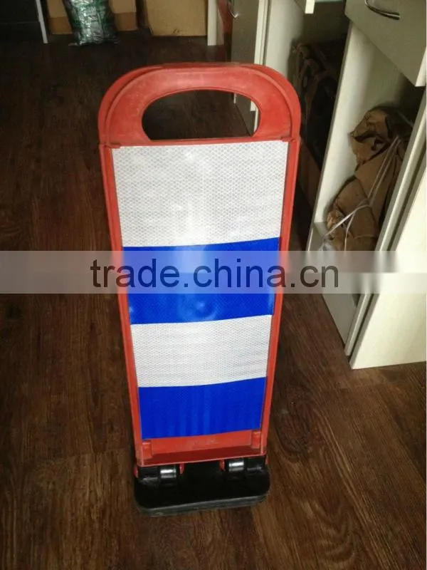 Roadsafety red and black colour traffic warning board