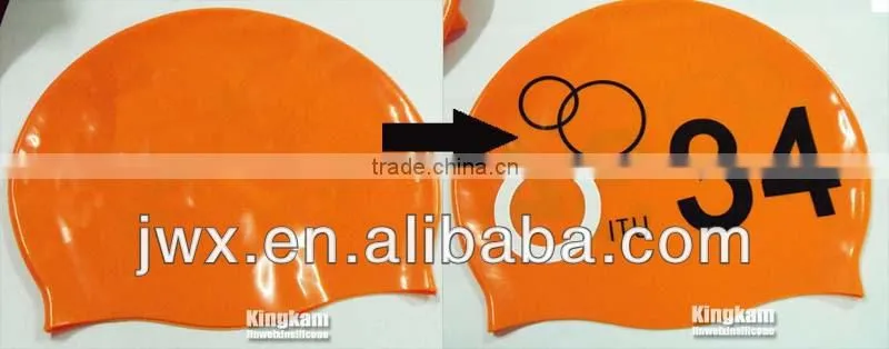 Summer popular soft healthy silicone swim cap.silicone swimming cap