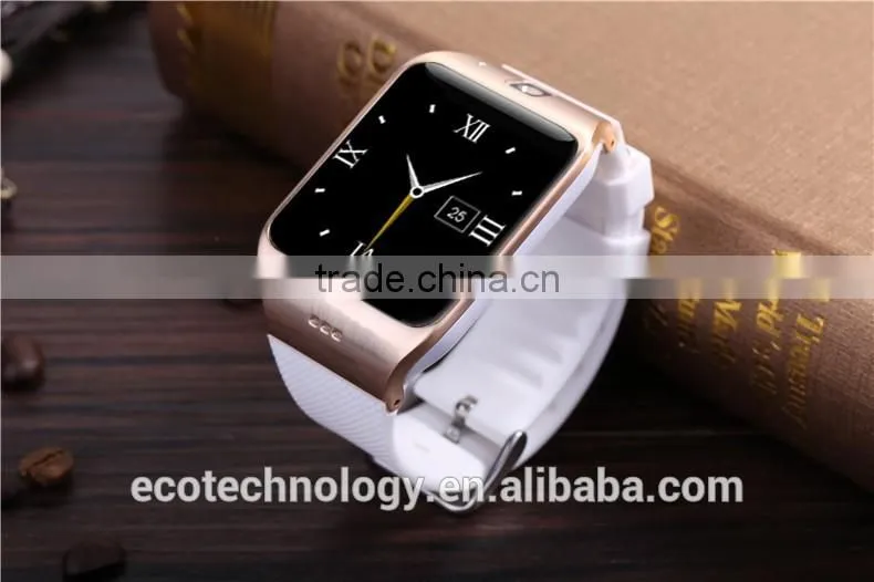 CE LG118 Bluetooth Smartwatch HD Screen with Camera Built in NFC Support SIM Mate for Android and Iphone cellphone (silver)