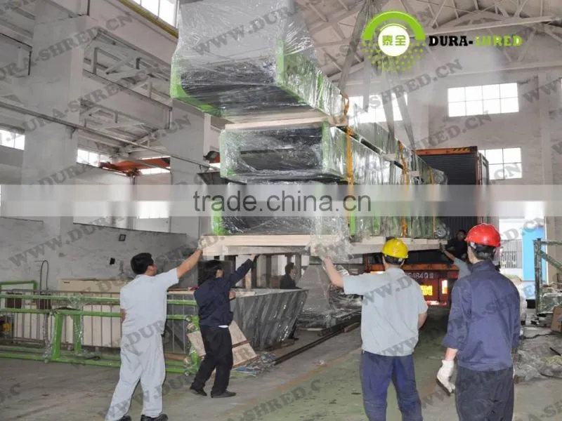 Hot sale shredder for waste tire with CE certification