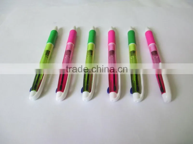 3 Color Wholesale Pens, Ball Point, Plastic, Retractable