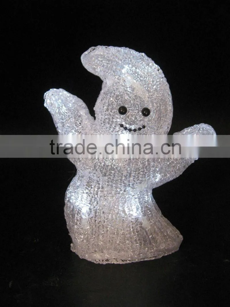 Acrylic Ghost Battery Operated Halloween Lights