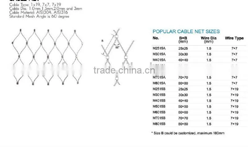 wire balustrade