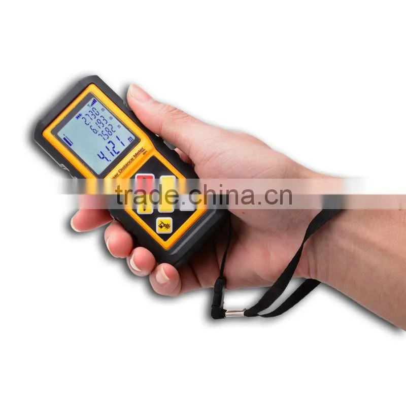 Area Volume Measurer Range Finder Accuracy 1mm 80m/262ft Laser Distance Meter
