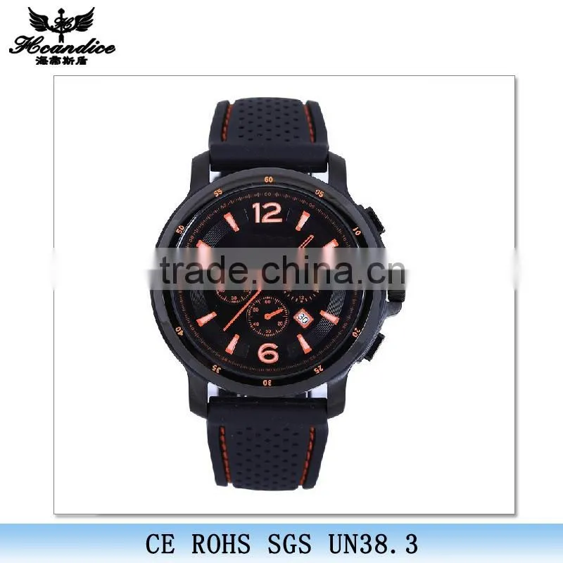 YY-008 Western Custom Logo Big Watch Face Silicone Watch Design Your Own