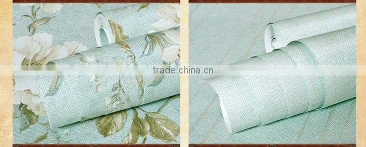 house decoration wallpaper glitter beautiful flower for home wallpaper