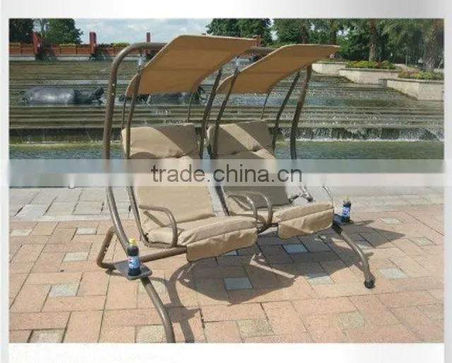 rattan furniture outdoor canopy swing bed