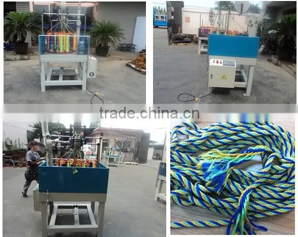 18 spindle hauling rope braiding machine