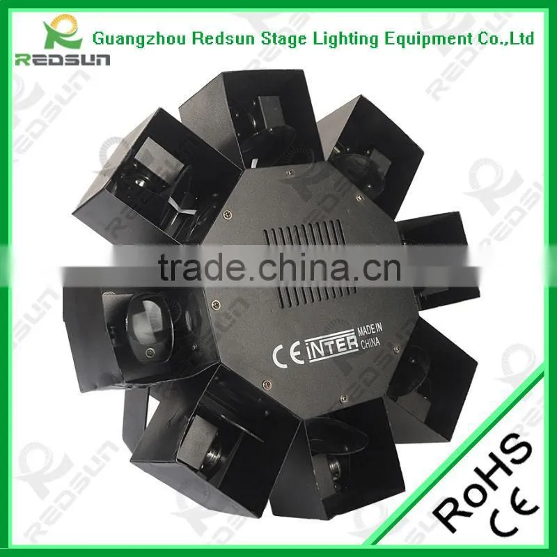 High Quality Professional CE and ROHS approved Most Beautiful 8 claws LED Disco Scanner