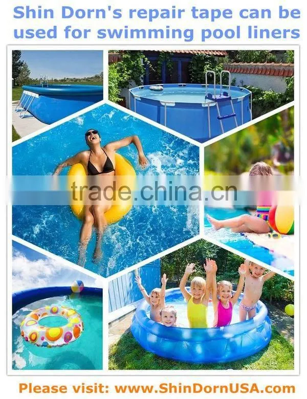 Vinyl pool repair patch glueless patches for pool repair kit