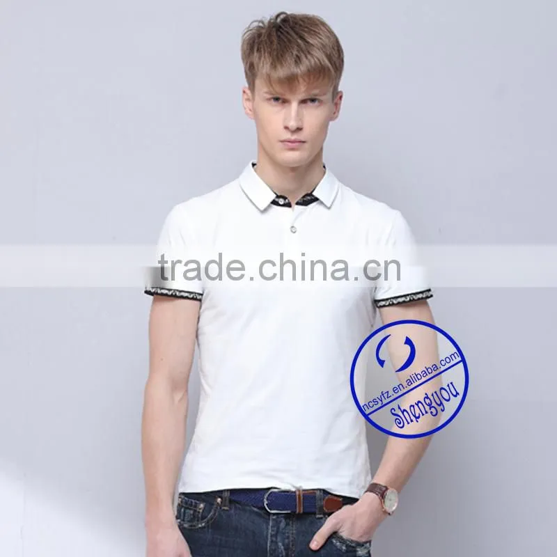 Custom wholesale china100 cotton plain mens polo shirts