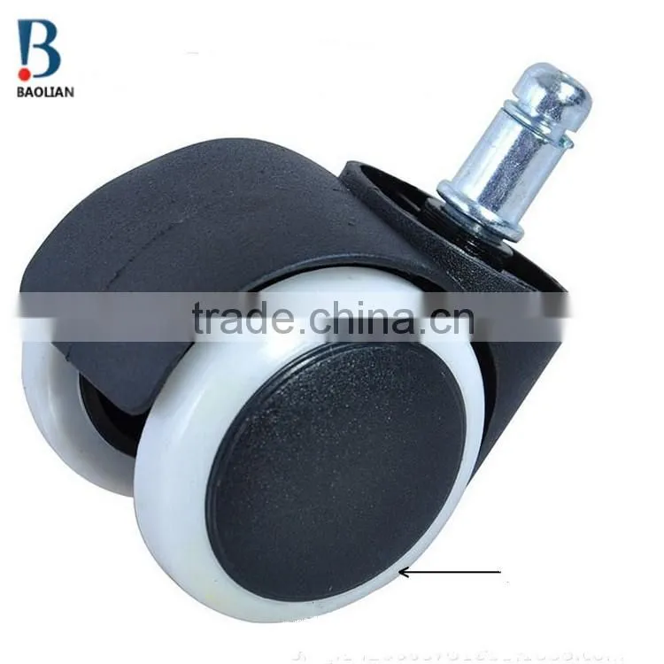2016 popular china 2 inch medium duty PU furniture caster wheels