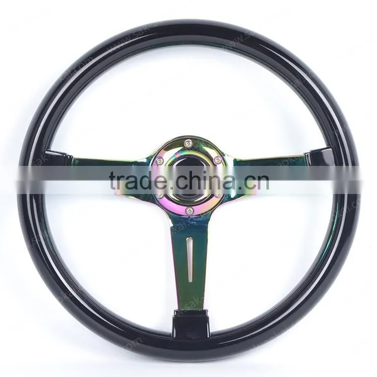 14 inch universal neochrome ABS steering wheel