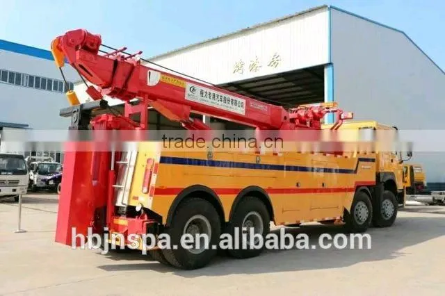HOWO 8X4 heavy duty rotator tow truck
