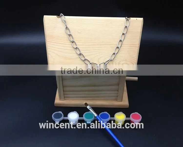 DIY Painting Toys Kit Wooden Bird House For Kids