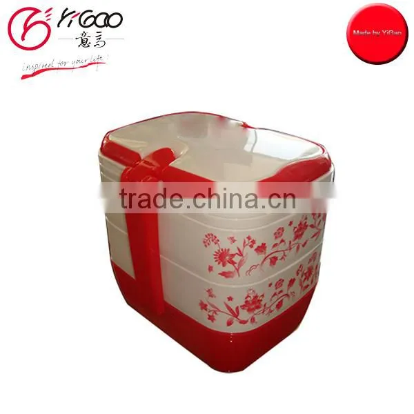 102395 2014 Hot Storage Plastic Box School Lunch Box 4 Layer Lunch Box