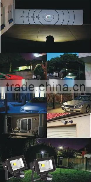 Best quality 10w motion sensor led flood light with IP 65